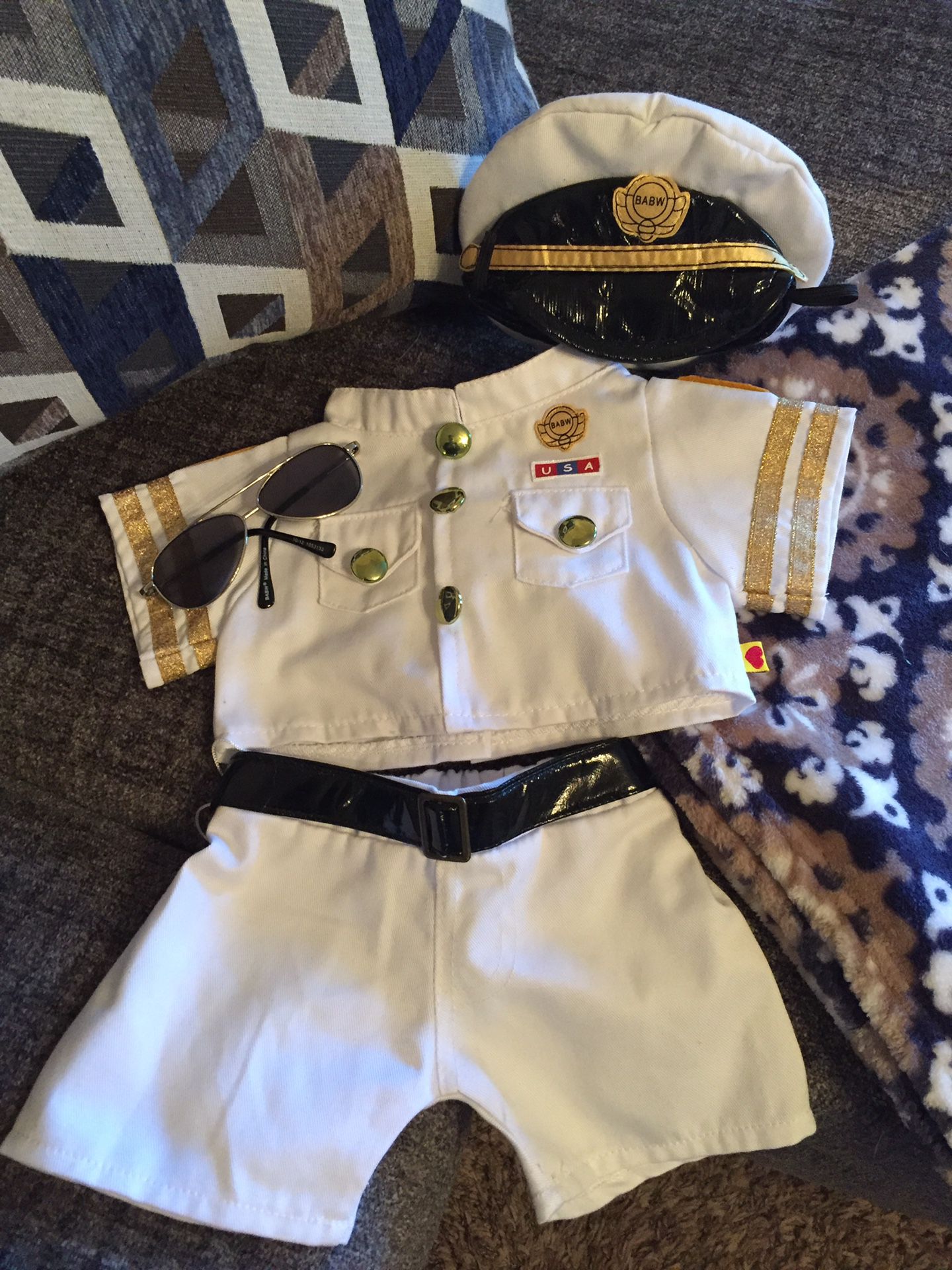 Build A Bear US Navy outfit