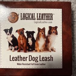 6’ Leather Dog Leash