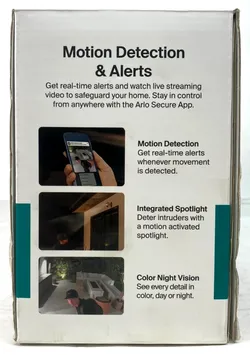Arlo Essential 3rd Gen 2K Wide View Outdoor Security Cameras 4-Pack + Yard Sign