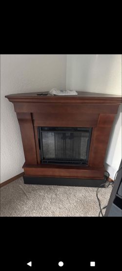 Real Flame Chateau Corner Electric Fireplace