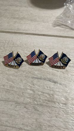 Navy vintage pins
