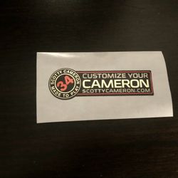 Scotty Cameron custom shop Sticker bande de tige CIRCLE H