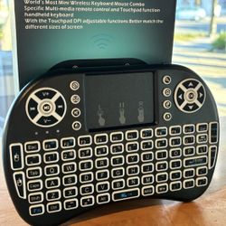 Mini keyboard and mouse in one