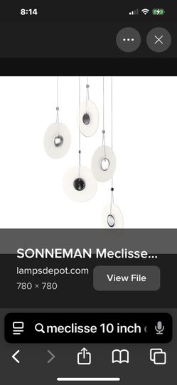 Meclisse Mini Pendant by SONNEMAN