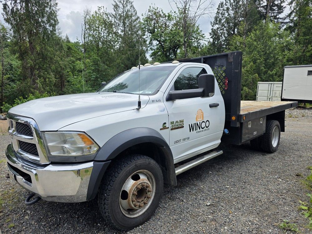2013 Ram 4500 Diesel (Flat Bed).12ft.