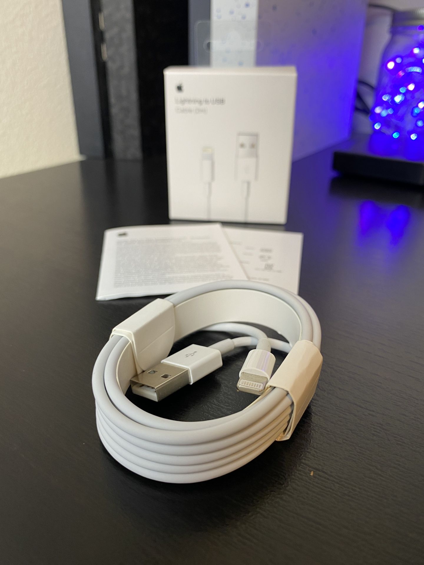 New Lightning Charging Cable (For iPod / iPhone / iPad / Airpods / Exc..)