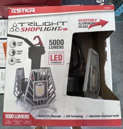 STKR TRI Light SHOPLIGHT V2 hands-free LED shop light