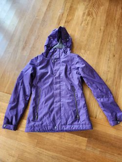 Burton snow jacket women size 7 purple $40