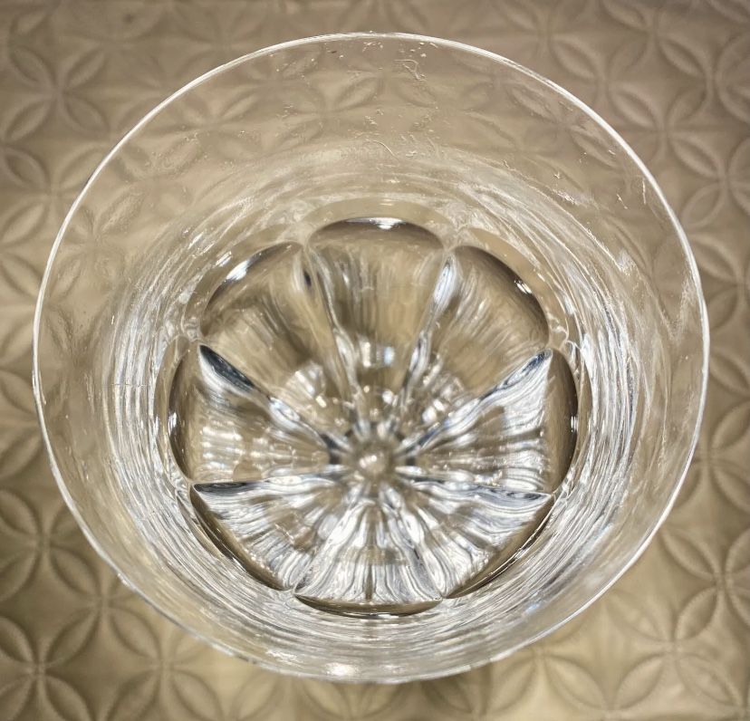 Val St. Lambert Fine Crystal Wine Glasses (Pair)