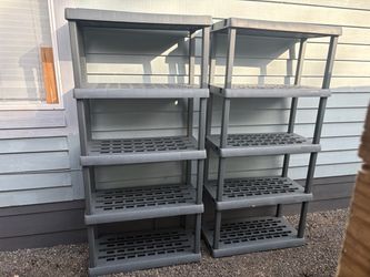 Sterilite 5-Shelf Heavy-Duty Plastic Storage and Utility Shelving Unit