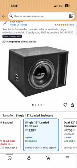 Amp and sub open box