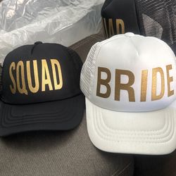 1 Bride & 12 Squad Trucker Hats