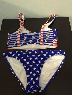 New American Flag Swim Suit Multiple Sizes
