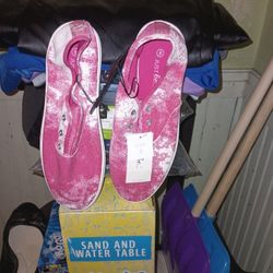 Ladies Summer Lace Free Slip On Tie Dye