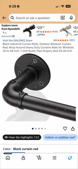 Curtain rods