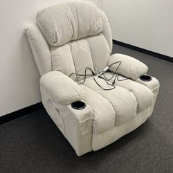Sofa Chair , Recliner Lift Chair - White Fabrics 