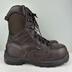 REDWING BOOTS Size 12 E2 GREAT CONDITION!! Brown Leather High Top Tall EE 