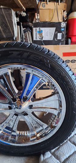 BOSS RIMS Tire size 305/45r22 Falken Ziex