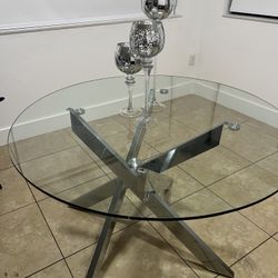 Glass Kitchen Table For Sale 