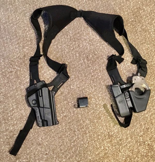 9MM Shoulder Holster for Ruger P85 and P89. Fits most 9MM semi