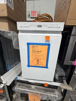 Midea Dishwasher White small 18”