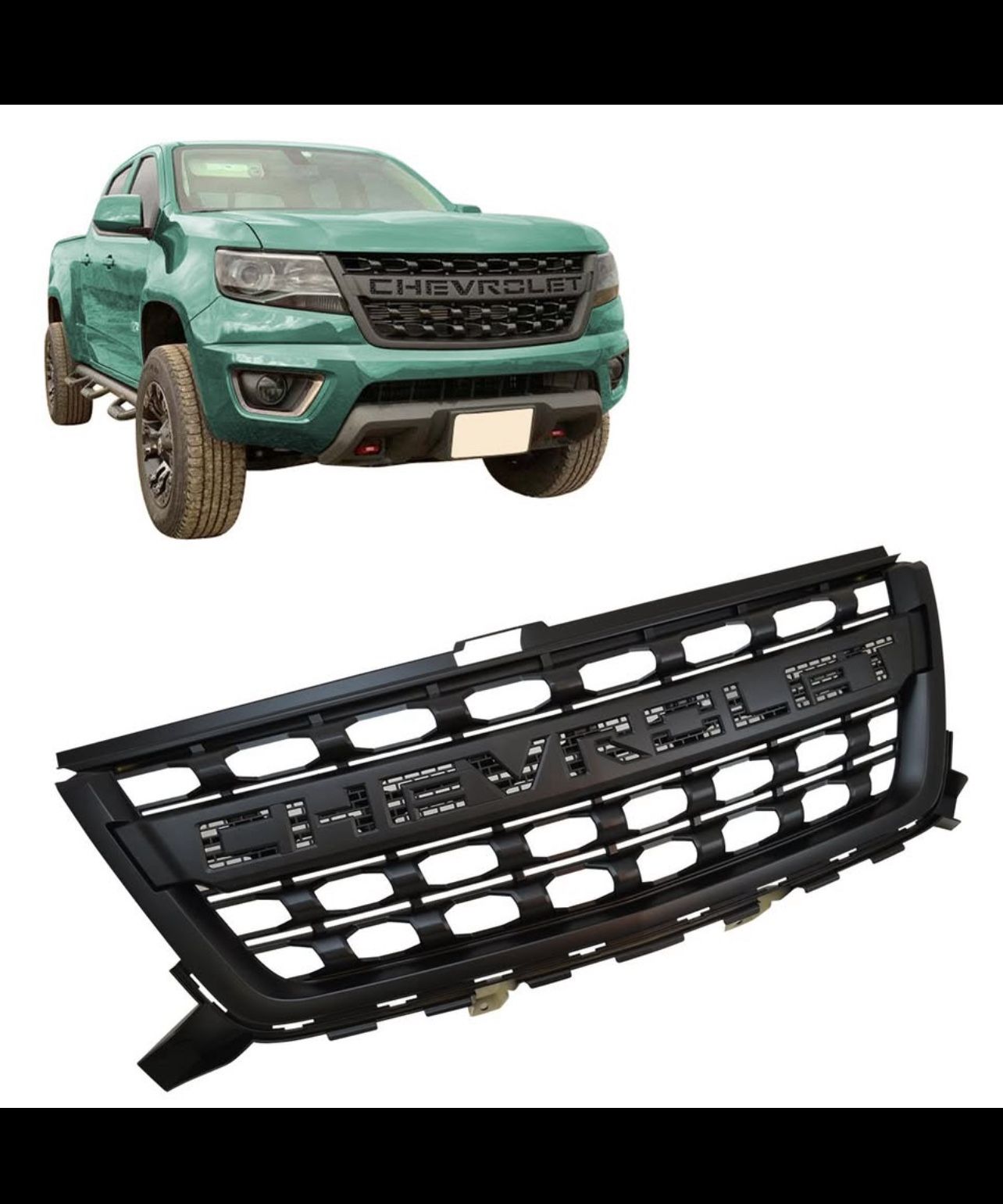 South America Vision 14-up Chevy Colorado Front Grill With Logo