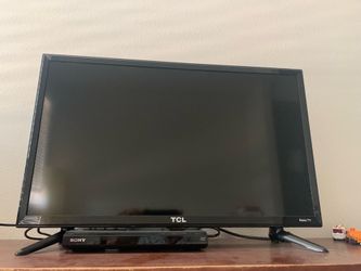 28” TCL Roku Smart TV + Sony DVD Player Bundle