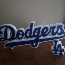 Los Angeles Dodgers Logo Statue