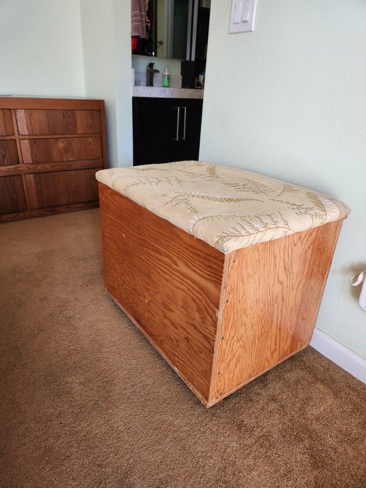 FREE Storage Box With Padded Top