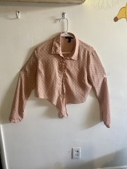 Polka dot Crop blouse