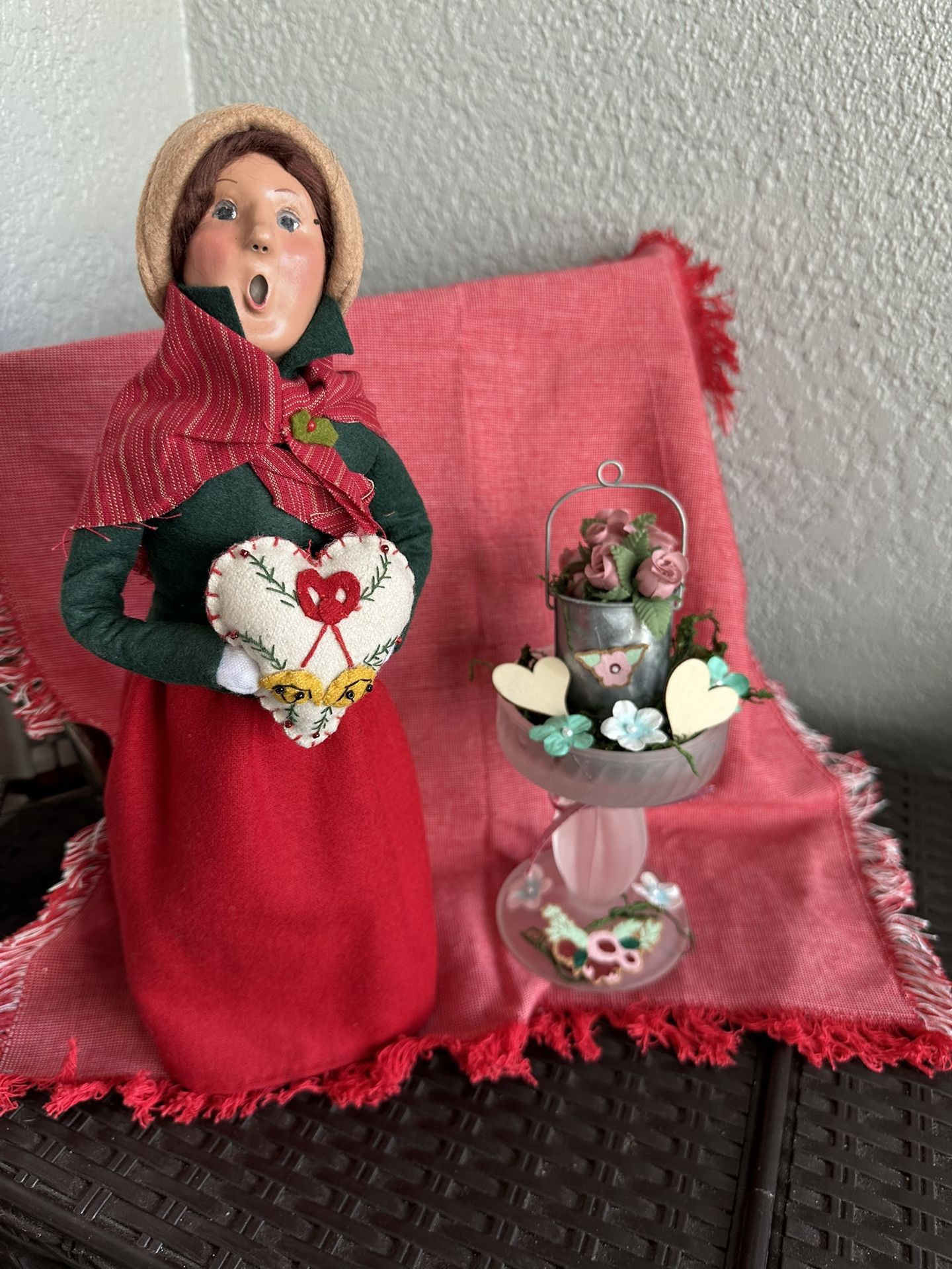 Byers Choice Style Valentines Display-Caroler Not Included