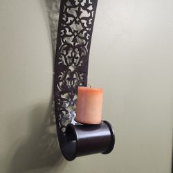 2 Wall Candle Holders 