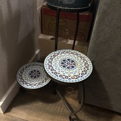 Three Tiered Metal Plant Stand