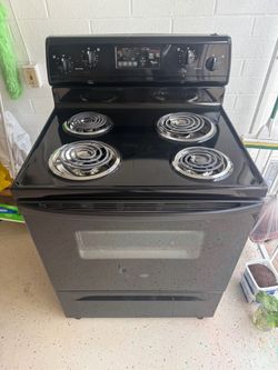 Electric range oven