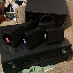 Surround sound System 5.1 with AV receiver 
