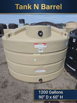 Enduraplas 1200 Gallon Premium Potable Water Tank