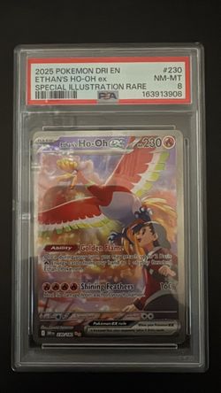 PSA 8 Ethan's Ho-Oh ex Special Illustration Rare #230