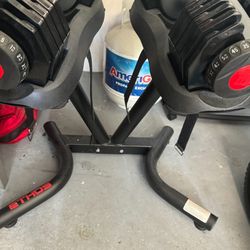 ETHOS 50 lb. Selectable Dumbbell – Pair W/stand