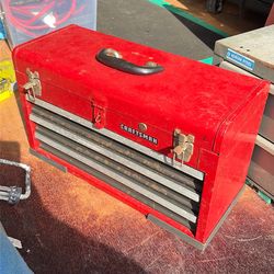 Small three drawer craftsman toolbox