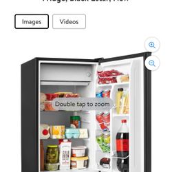 Refrigerador Galanz 3.3 Cu ft One Door Mini Fridge, Black Estar, New