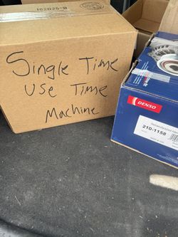 Single use Time Machine