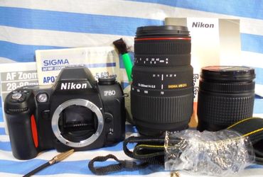 Nikon f80 w/ Nikon AF NIKKOR (NOT STICKY)