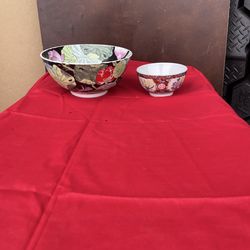 ANTIQUE VINTAGE CHINESE SOUP BOWL  BEST OFFER