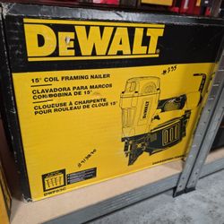 DEWALT
Pneumatic 15° Coil Framing Nailer