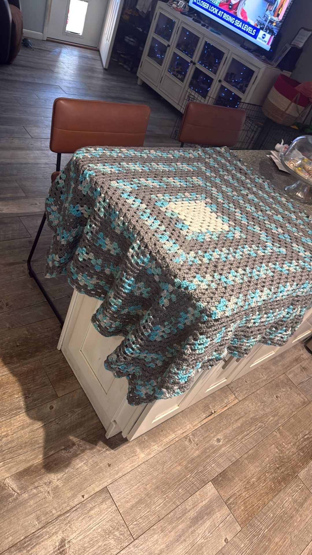 Hand Crochet Blanket . Never Used