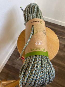 Edelrid Boa Eco 9.8mm 70m Climbing Rope and rope tarf