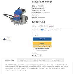 AMT 2" DIAPHRAGM PUMP