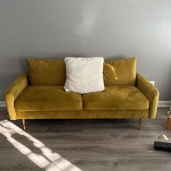 Golden Couch / Yellow Couch $200