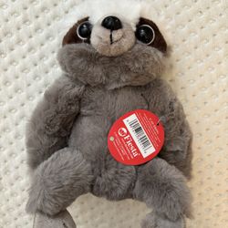 Fiesta Plush Gray Sloth 7” 