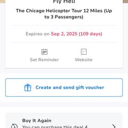 Fly Heli Chicago Helicopter Tour For 3!!! Check Out All My Other Stuff!!!